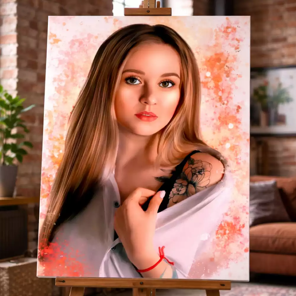 Портрет по фото Dream Art картина на холсте