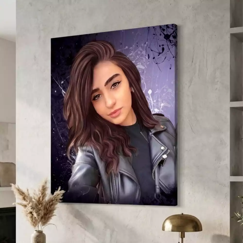Женский Dream Art портрет на холсте