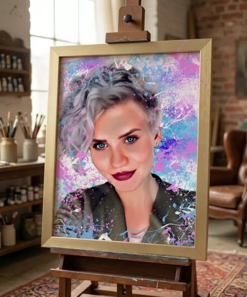 Портрет девушки в стиле Dream-art - визуализация
