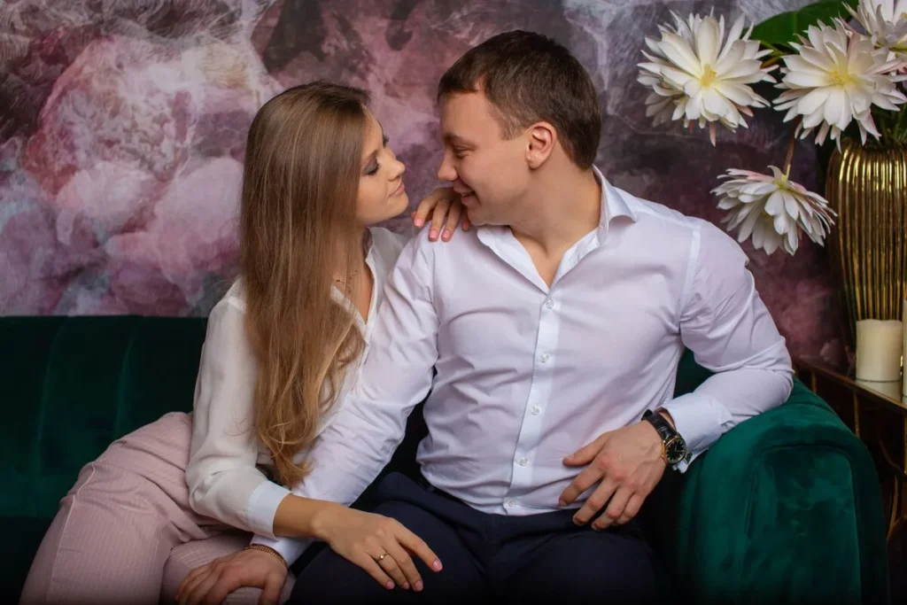 Фото для парного портрета - стилизация под живопись маслом на холсте